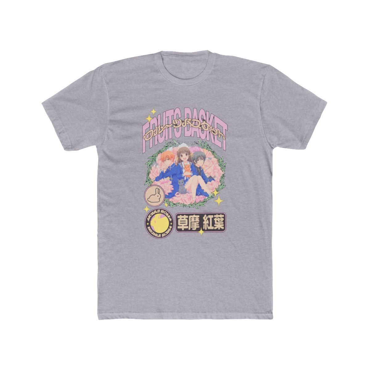 Fruits Basket Momiji Icons Dark Wash T Shirt - alternate angle 4, merchandise