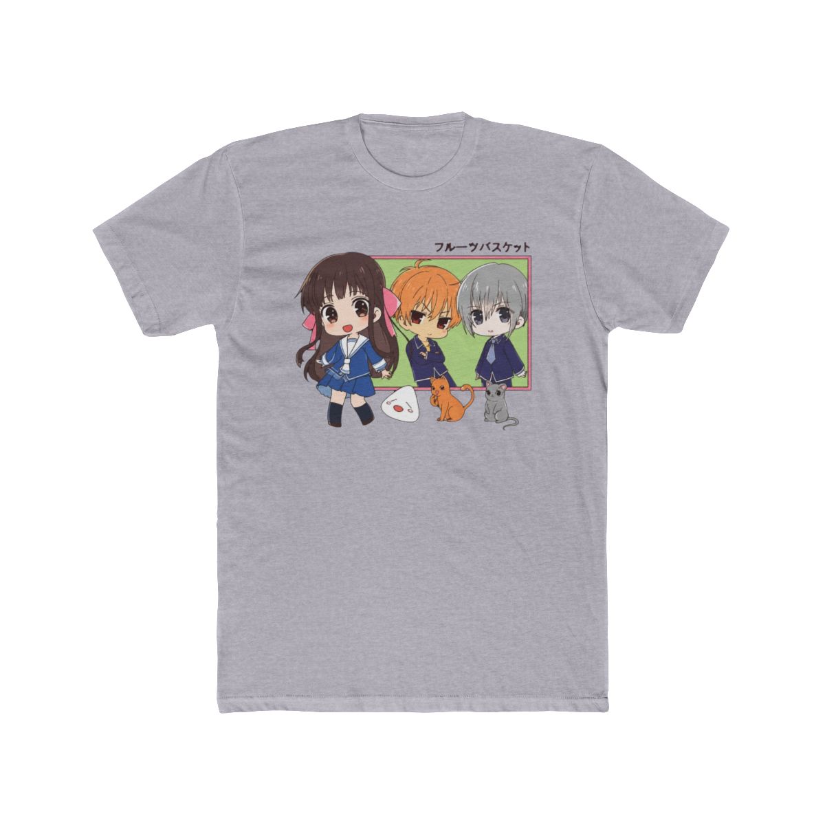Fruits Basket Chibi Characters Juniors White T Shirt - alternate angle 4, merchandise